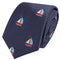 Sail Boat Sailing Neckties Sailor Sea Ocean Sea Marine Aqua Lover Present for Colleague | Anchor Yacht Ties for Men (SAIL BOAT)