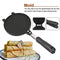 ZEENEEK Waffle Cone Maker, Waffle Irons Mold Nonstick Coating Surface Baking Pan, Double Sided Pancake Maker Multifunctional Crisp Omelet Pan Ice Cream Maker Machine Egg Roll Mold - 6.7 Inches
