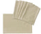 Cotton Linen Placemats Set of 6 - Cloth Placemats - Woven Placemats - Dinner Mats - Washable Placemats Rectangle for Kitchen, Dining Table Placemats - Farmhouse Beige Table Mats 13"x18" Rectangle Mats