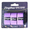 Zingther Premium Super Tacky Tennis Racket Grip Overgrip Tape Also for Badminton Racquet, Cricket Bat, Baseball / Softball / Pickleball and Table Tennis Paddle - Top Grade Comfortable Tack Feel (3 Grips,Purple)