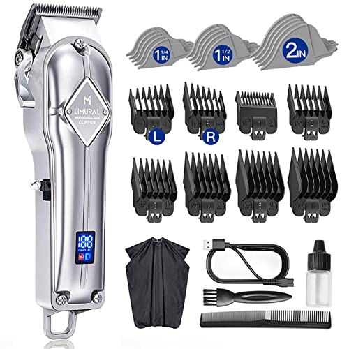 Haokry Hair Clippers for Men Professional - Cordless&Corded Barber Clippers  for Hair Cutting & Grooming, Rechargeable Beard Trimmer