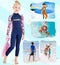 Full Body Kids Swimsuit One Piece Rash Guard Long Sleeve Wetsuit Skin for Girls Boys