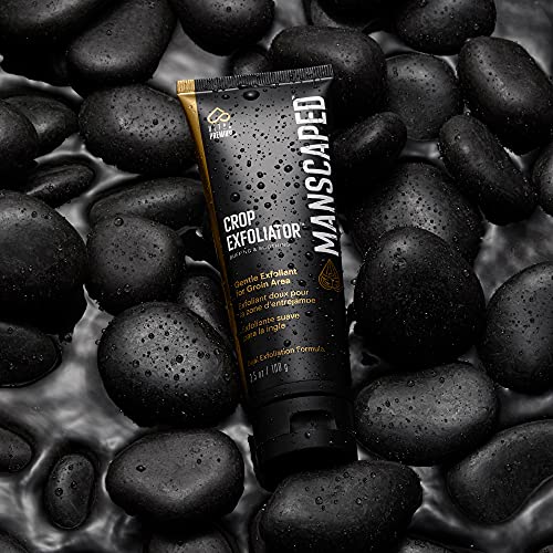 MANSCAPED™ Crop Exfoliator™ Gentle Groin Exfoliant Scrub to Soothe and Clear the Skin, Vegan, Cruelty-Free (3.5 oz)