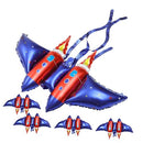 Abaodam 5pcs fairy decorations fairy ornament Rocket Wing Balloon Foil Balloons the inflatables airplane decor butterfly fairy balloons role play balloons unisex fairy prop Rocket prop Toy