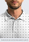 Men's Polo Shirt Long Sleeve Golf Shirts Lightweight UPF 50+ Sun Protection Cool Shirts for Men Work Fishing Outdoor, Black Dot, 3X-Large