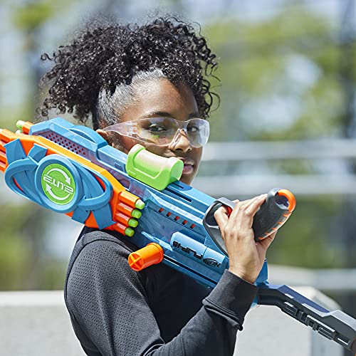 Nerf Elite 2.0 - Flipshots Flip-16 Blaster - Fire 8 Darts Then Flip Barrel to Quickly Fire 8 More - Fire 1 or 2 Darts At A Time - Outdoor Games And Toys For Kids - Boys And Girls - F2551 - Ages 8+