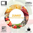 Zumist Vacuum Sealer Bags, 300-PC Vacuum Seal Bags, Seal Storage (15x25cm) Heat Commercial Grade Bag Rolls Compatible with All Vac Machines, Seal a Meal, Weston, Commercial Grade Quart Precut Meal Prep Storage Bags