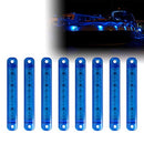 UCINNOVATE 8 PCS Marine Boat Lights, Utility Led Interior Lights for Boat Deck Courtesy Cockpit Decoration Light, 12V Waterproof Pontoon Boat Kayak Led Lights (Blue)