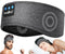 MUSICOZY Sleep Headphones Bluetooth Headband Wireless Music Headband Headphones, Sports Sleeping Headphones Sleep Mask with Ultra-Thin HD Stereo Speakers Perfect for Insomnia Workout (Deep Grey)