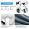 Jasonwell Inflatable Travel Pillow Loosens Neck Support Travel Neck Pillow Inflatable Airplane Long Flight Train car Office with Tote Bag and Sleeping Eye mask