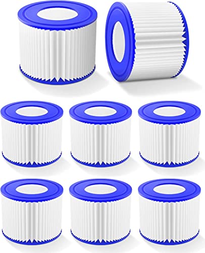 8 pack Pool Filter for Bestway Lay Z Spa Type VI 90352E 58323 Hot Tub Filters VI Replacements Cartridge