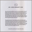 Gin and Grace 10K White Genuine Blue Sapphire Ring with Diamonds for women | Ethically, authentically & organically sourced (Round-Cut) shaped Sapphire hand-crafted jewelry for her | Sapphire Ring for women