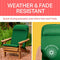 Plant Theatre Adirondack Chair Cushion - High Back Patio Chair Cushion for Outdoor Furniture - Outdoor Chair Cushions for Rocking Chairs, Front Porch, Yard and Lawn Furniture - 49" x 22" Navy Blue