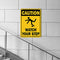 Caution Watch Your Step Sign, Safety Sign, 10 x 7 Inches rectangle, .040 Rust Free Aluminum, UV Protected and Waterproof, Weather Resistant, Durable Ink, Easy to Mount