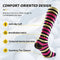 Cambivo 3 Pairs Compression Socks(20-30 mmHg) for Women and Men, Stocking for Swelling, Running, Flight, Travel, Pregnancy, Nurses, Medical, Circulation and Recovery - (S/M, Black Yellow Yellow)