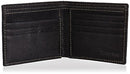 Timberland Men's Genuine Leather RFID Blocking Passcase Security Wallet, black, One Size