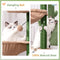 MeowSir Cat Tree Cute Tower Cactus Scratching Post with Large Top Perch Comfy Hammock Private Condo Fully Natural Sisal and Dangling Bell Ball for Indoor Cats- Khaki Green Khaki (YL-MSCT36XRZ10GN-US)