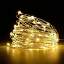 SHATCHI 20 Warm White LED Lights Micro Rice Silver Copper Wire Indoor Battery Operated Firefly String Fairy Lights Bunch Wedding Party Christmas Decorations Home Bedroom Décor