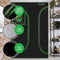 Lightweight Hydroponic Grow Tent Garden - 36'' x 24'' x 53'' Indoor Plant Growing System w/Durable Reflective 600D Mylar, Observation Window - Includes Removable Floor Tray, Pole Shelf