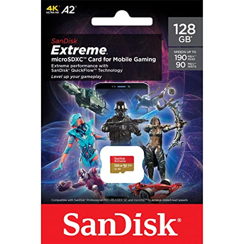 SanDisk 128GB Extreme microSDXC Card