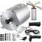 VEVOR Electric DC Motor, 2KW 48V Brushless Motor Kit High Speed 4300RPM Electric Scooter Motor with Mounting Bracket, Go Kart Motor for Bicycle Motorcycle, Speed Controller, Throttle, Keylock, E-Bike