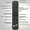Universal Remote Control for Hisense LED Smart TVs, with Netflix, Prime Video, YouTube Buttons