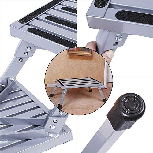 Aluminium Portable Folding Step Stool Caravan Accessories Ladder Camper Trailer