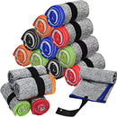 Chumia Microfiber Quick Dry Gym Towel 30 x 15.7 Inch Workout Towels for Sweat Fitness Beach Camping Yoga Travel Sports (15 Pcs)