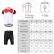 (M(EU), White) - Lixada Men Breathable Quick Dry Comfortable Short Sleeve Jersey + Padded Shorts Cycling Clothing Set Riding Sportswear