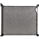 Dreambaby Retractable Baby Safety Gate - Extra Wide & Tall Mesh Gate - Fits up to 55" (140cm) Wide & 36.6" (93cm) Tall - with 2 Sets of Mounting Brackets (Included) - Black - Model F943