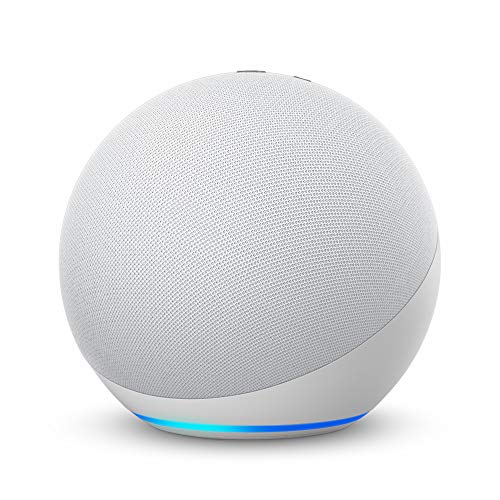 Echo (4th Gen) | With premium sound, smart home hub, and Alexa | Glacier White