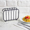 Napkin Holder, Modern Metal Black Napkin Holder for Kitchen, Countertops & Outdoor Tables - Napkin Holder for Table - Suitable for All Dining Room Decors Napkin Holders For Paper Napkins - (Black)