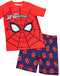 Marvel Spider-Man Swimsuit Boys Kids Two Piece Top Shorts Swim Set 5-6 Years Red