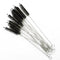 (Black) - Honbay 12PCS Straw Cleaner Brushes, Super Soft Nylon Bristles and Stainless Steel Handle, Nylon Skinny Pipe Tube Cleaner - 10mm Bristles x 200mm Long (Black)