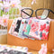 20 Pcs Microfiber Cleaning Cloth Elegant Flower Design Microfiber Cloth Soft Multicolor Glasses Cleaner Cloth for Eyeglasses Camera Lens Cell Phone Screens Glasses, 6 x 6 Inches (Flower)