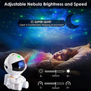 AUTOWT Astronaut Star Light Projector - Galaxy Space Nebula Ceiling Projection Lamp for Bedroom with Timer and Remote, 360° Rotation Starry LED Night Lights for Kids Adults