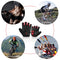 ROCKBROS Cycling Gloves Half Finger Men&Women Mountain Bike Bicycle Short Gloves with Gel Liquid Silicone +Thick SBR Palm Pad Dual Shock Absorption Anti-Slip Ridding Fitness Motorcycle Gloves