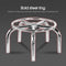Round Low Roller Seat Stool Small Stool with Wheels Pulley Ottoman Comfortable