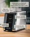 Revolution InstaGLO R180S – NEW! 2-Slice, Stainless Steel/Chrome Touchscreen Toaster with high-speed smart settings for perfect toasting – Compatible with Revolution Panini Press accessory for crispy, melty sandwiches and quesadillas in your toaster!