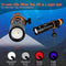 ORCATORCH D710V Underwater Video Light - 2000 Lumens, Tri-Color Light Sources (White, Red, Violet), 120-Degree Wide Beam Scuba Flashlight for Dive Photography Fill Light and Fluorescent Night Diving