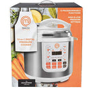 MasterChef 13-in-1 Pressure Cooker - 5.6L Digital Electric Multi Cooker with 13 Programmable Functions - High and Low Pressure Cooking Options, LED Display, Delay Timer and Non-Stick Cooker