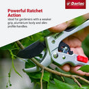 Darlac Super Classic Ratchet Pruner – Powerful Ratchet Action – High Carbon Steel – Curved Anvil For Trapping Branches – Small Hand Profile For Comfort – Ideal For Gardeners With A Weaker Grip