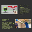 Rynomate Laser Level, Green Light, 360° 4D 16 Lines, DIY Indoor Home Improvement Project Hand Tools