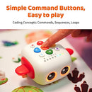 Matatalab Tale-Bot The Coding Robot Activity Set，Screen-Free Coding Robot for Kids, STEAM Educational Toys for Programming with Remote Control,Learning Robot for Kids,Ages3+
