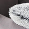 Uhomy Home Decorative Luxury Series Super Soft Faux Fur Pillow Cover Cushion Case for Sofa Bedding Chair Car Gray Ombre 12x20 Inch 30x50 Cm, Single