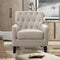 Rosevera Pottery Rosevara Furniture Reading Small Arm Living Room Comfy Accent Bedroom Chairs, Warm Beige