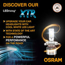 OSRAM LEDriving XTR, ≜H4 LED headlight lamps, cool white LED light, off-road only, 64193DWXTR, folding box (2 lamps)