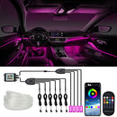 10 in 1 Car Interior Light Kit, Ambient Lighting Kits with 315 inches Fiber Optic, APP Control, Car Accessories Multicolor RGB Neon Car LED Strip Lights with Music Sync Mode and DIY Mode