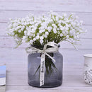 10 Bunches 30pcs White Babys Breath Artificial Flowers Real Touch Gypsophila Faux Plants for Wedding Garland Wreath Girl Crown Flower bonquet DIY Flores Arrangement Table Décor Centerpiece