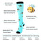Compression Socks for Women and Men Knee High Animal Socks Circulation 20-30 mmHg, A11bee, One Size